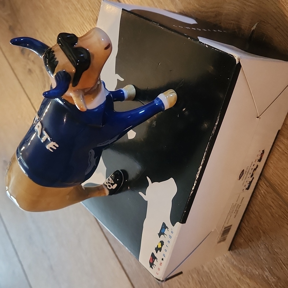CowParade JoePa Cow Figurine Penn State